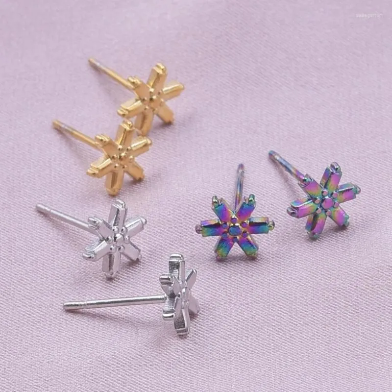 Stud Oorbellen 1 Paar Hart Bloem Zon Ster Voor Vrouwen 2023 Trend Sieraden Oor Roestvrij Stalen Vlinder Studs