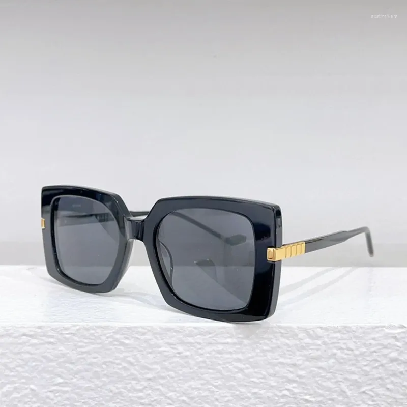 Sunglasses Adult Women's Rectangle Frame 431 Fashion High Quality Round Face Men's Glasses Black Blue Grey 5 Colors Anti UV400