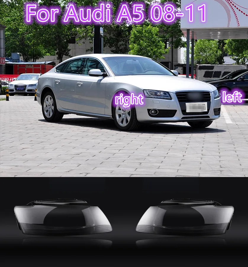 Suitable For Audi A5 08 11 Front Headlight Cover A5 Transparent Organic  Glass Lamp Housing Cover From 68,36 €