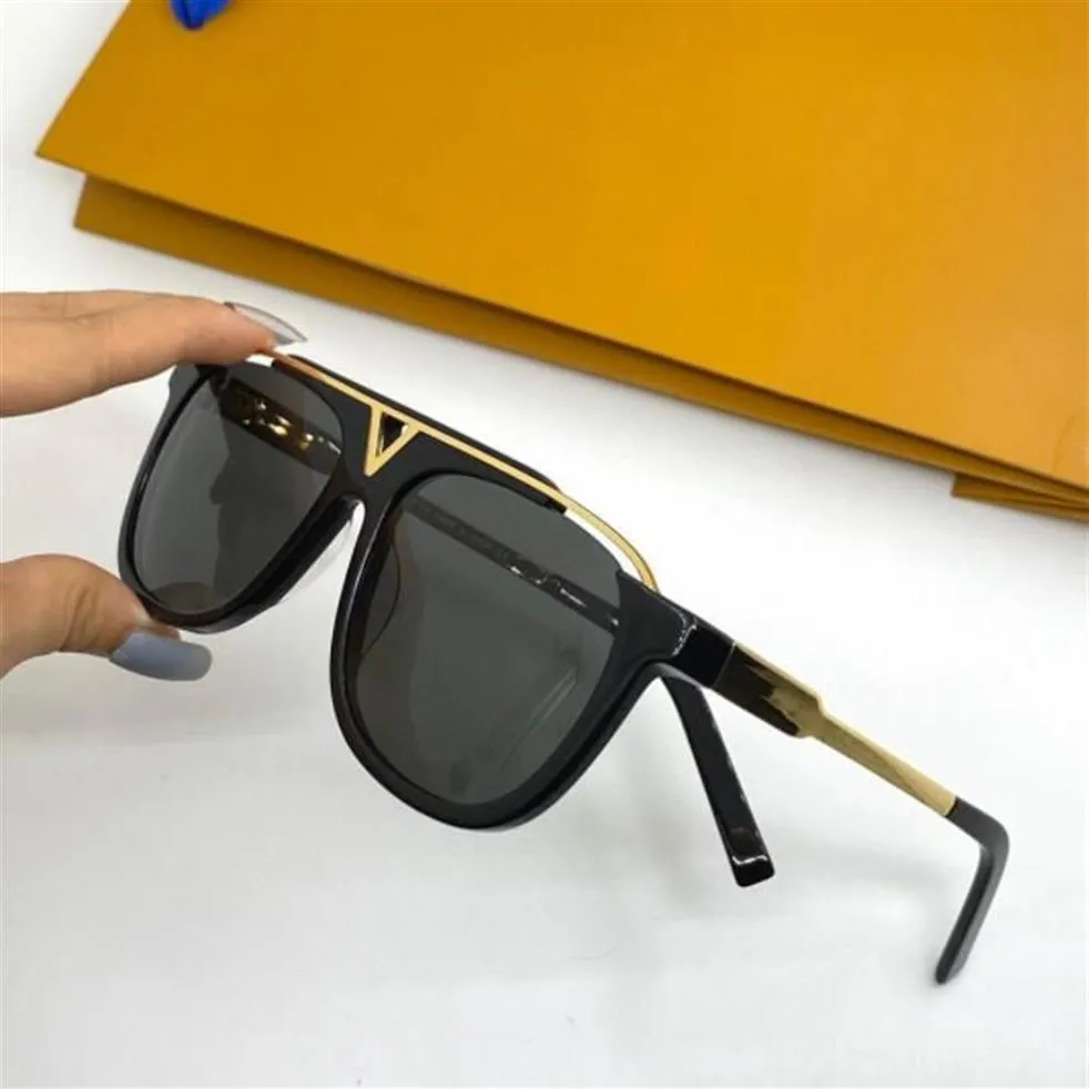 MASCOT 0937 классические популярные солнцезащитные очки Ретро Винтаж блестящее золото Лето унисекс Стиль UV400 Очки в коробке 0936 солнцезащитные очки288w