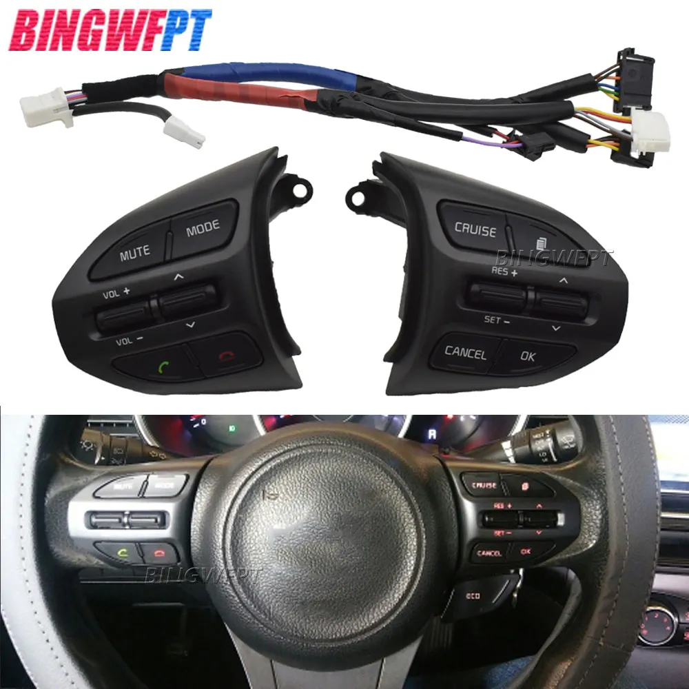 Kia K5 Steering Wheel Buttons Set Bingfwpt Car Style Controls, Cruise