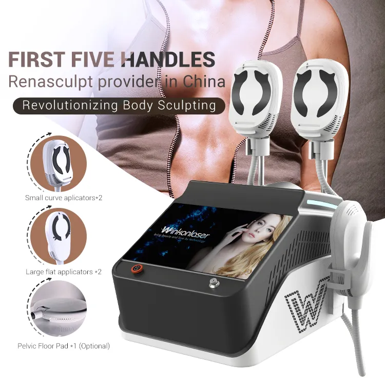 EMSlim body contouring RF skin tightening slimming machine HI EMT Muscle building 3IN1 technology