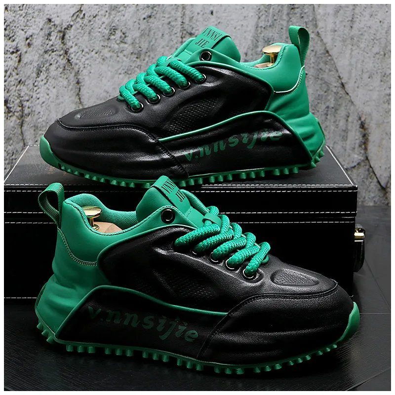 Dunhill Lace-Up Casual Shoes Sports Shoes Green Dunhill shoes schu_e - Gem main image 2
