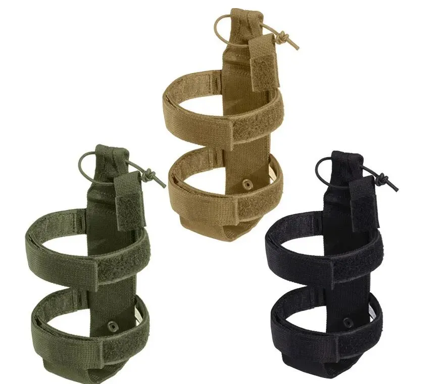 Molle Waterfleszak Draagbare Militaire Outdoor Reizen Wandelen Waterfleshouder Waterkoker Draagtas