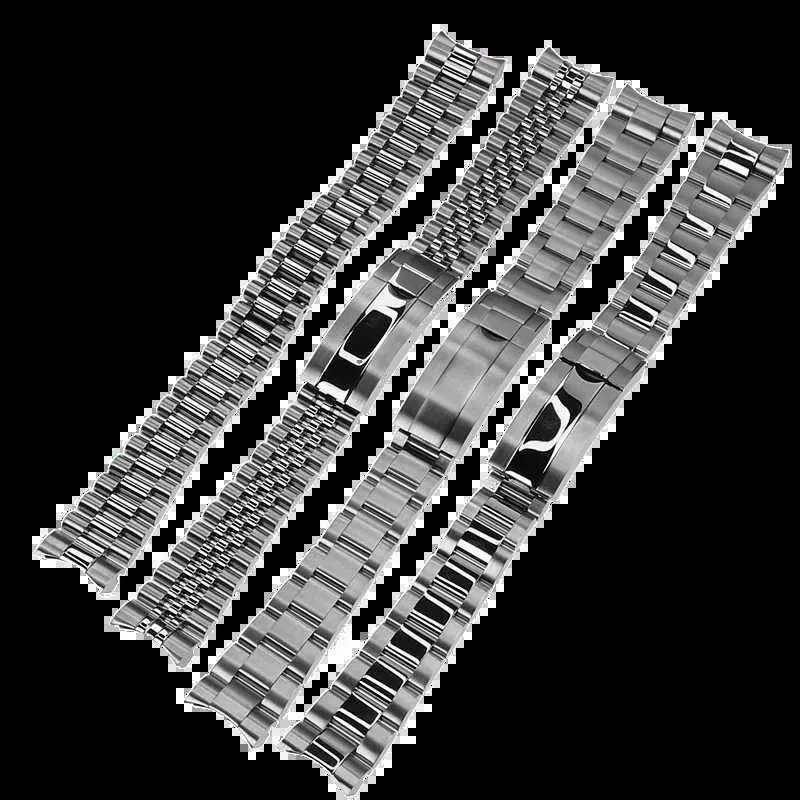 Oglądaj zespoły Oyster 20 mm Prezydenckie Millennium Wysokiej jakości pasek ze stali nierdzewnej na rękę na okrętów podwodnych wodoodpornych NH35 CA Q231212