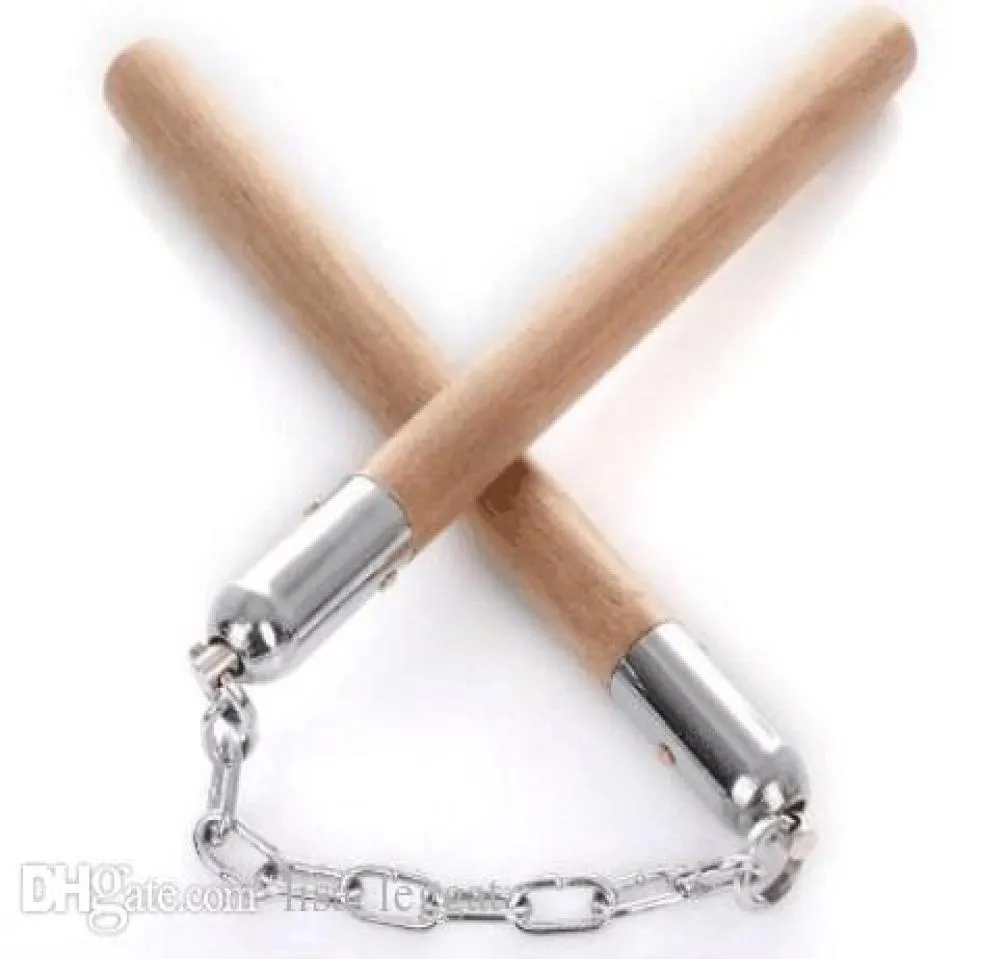 2019 New Kungfu Bruce Lee Nunchaku Wood Fitness Artsstage Show Swerk Supplies 7201302