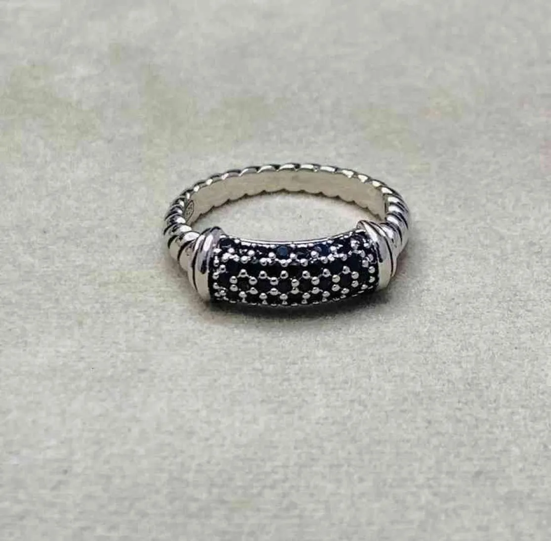 Fashion Jewelry Designer Diamond Black White Ring Rings Diamond Womens Mens High Quality Platinum Plated5156258