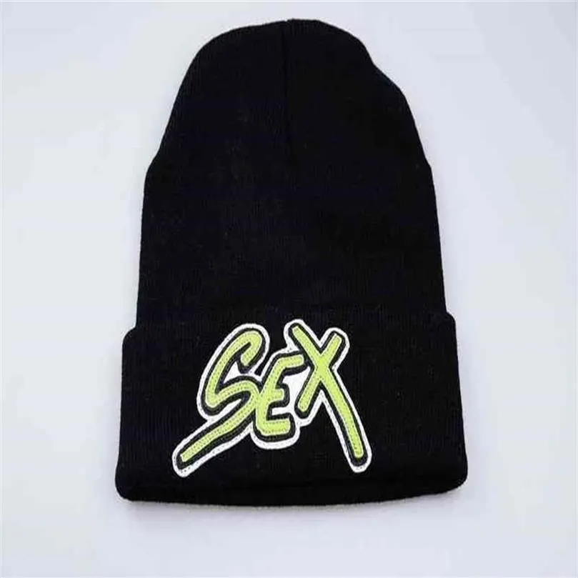 Beanie Skull Caps Ch sex Mutsen Records Limited Matty jongen graffiti spell katoen schapenvacht winter koude hoed Ball Caps katoen chunky199G