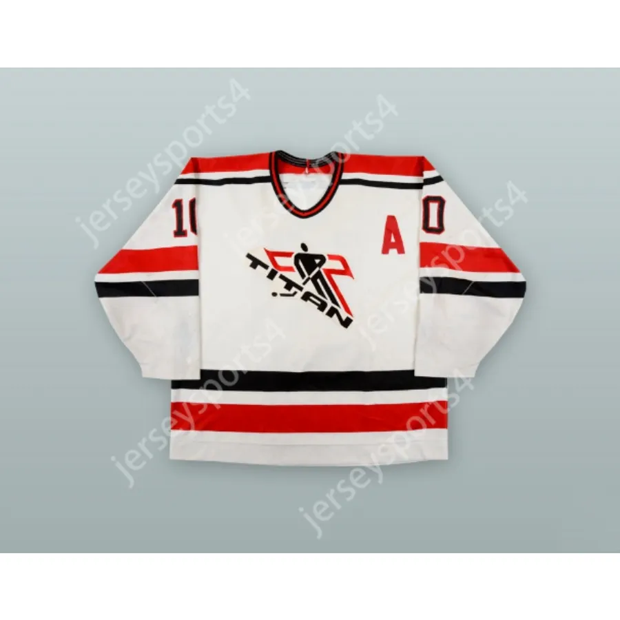 MAGLIA HOCKEY BIANCA SANDY MCCARTHY 10 LAVAL TITANS NUOVA cucitura superiore S-M-L-XL-XXL-3XL-4XL-5XL-6XL