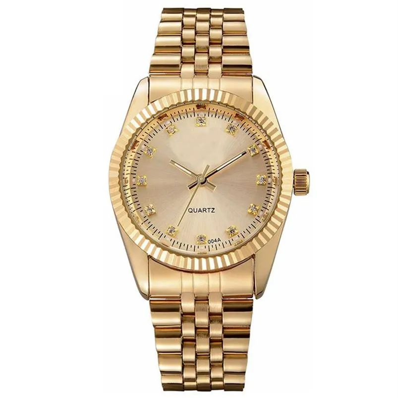 Quartz en acier inoxydable BT vendant une montre-bracelet de luxe en or pour hommes270t