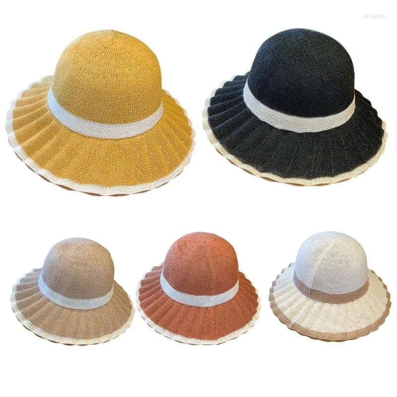 Chapeaux à large bord UV pour visière de protection solaire avec couture 3D