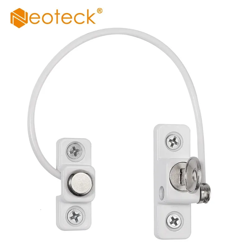 Fechaduras para bebês es Neoteck 610pcs cabo com fechadura janela porta restritor segurança infantil bloqueio captura fio para casa hospital escola 231211