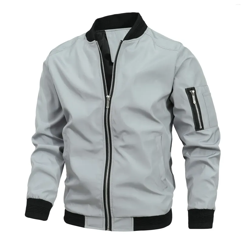 Männer Jacken Koreanischen Stil Slim Bomber Männer 2023 Frühling Herbst Casual Baseball Herren Designer Jacke 6XL Kleidung