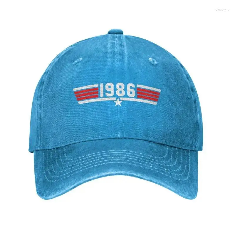 Ball Caps Personalized Cotton 1986 Fighter Jet Baseball Cap Sports Men Women's Adjustable Top Gun Film Dad Hat Summer