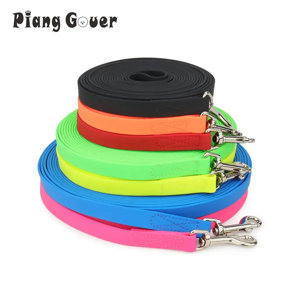 Dog Collars Leashes PVC Pet Leash Lead Rope Long Dog Leashes Outdoor Walk for Small Medium Large Dog 5M/10/15M 231212