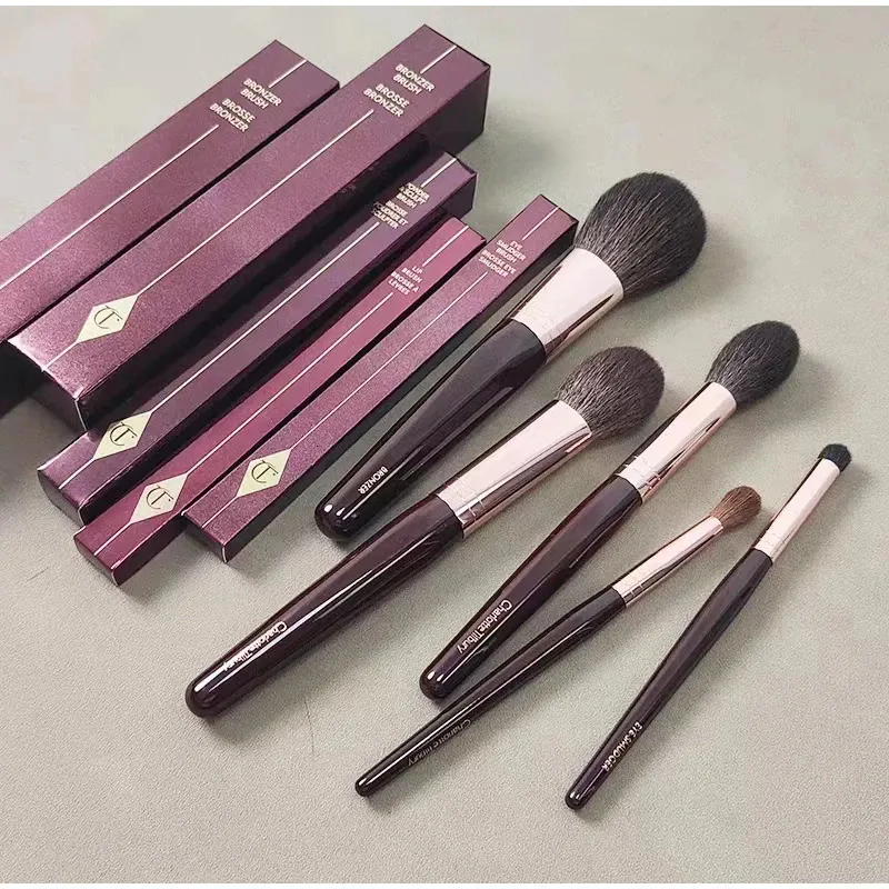 Pinceaux de maquillage 8 pièces ensemble poudre bronzante fond de teint brosse mélangeur pour les yeux Smudger Liner lèvres Kits d'outils de beauté professionnels 231211