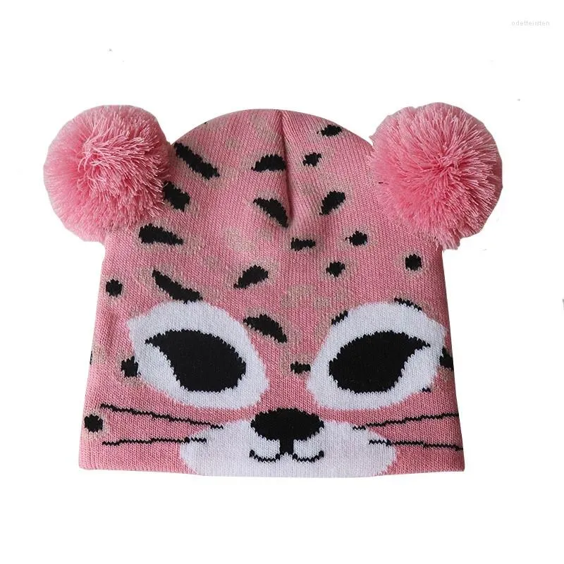Berets Baby Warm Tiger Woolen Hat Winter Children Cartoon Animal Knitted For 1 To 6 Years Old
