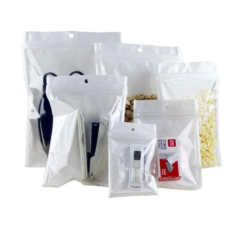 wholesale Packing Bags Wholesale Clear White Smell Proof Plastic Bag Packaging Bk Gift Packages Pvc Self Sealing Baggies Mylar Bags Custom Drop Dhaft