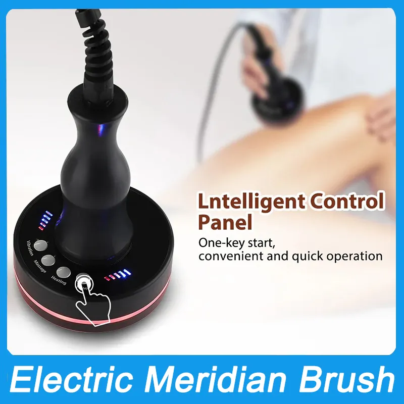 microcurrent Infrared body massage Meridian Electronic Warm Brush slim Device EMS Promote Blood Relax Vibration Physiotherapy Guasha Lymphatic Dredging Tool