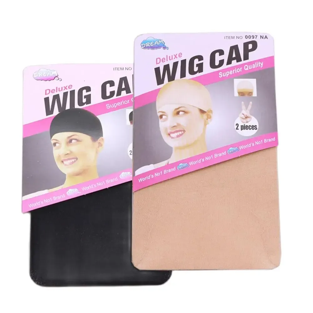 WIG CAPS 10PCS/5 Pack Stoking Kapağı Dokumsal Naylon Streç örgü elastik bant 231211 için