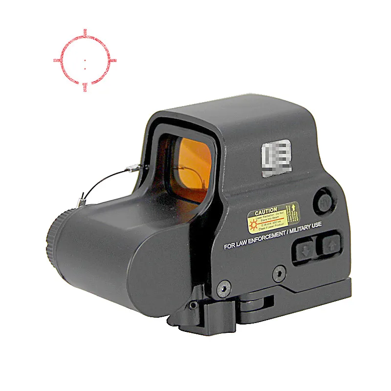 Tattico 558 Olografico Red Dot Sight Rivestimento rosso Lente T-Dot Cannocchiale da caccia Ottica compatta con supporto staccabile rapido