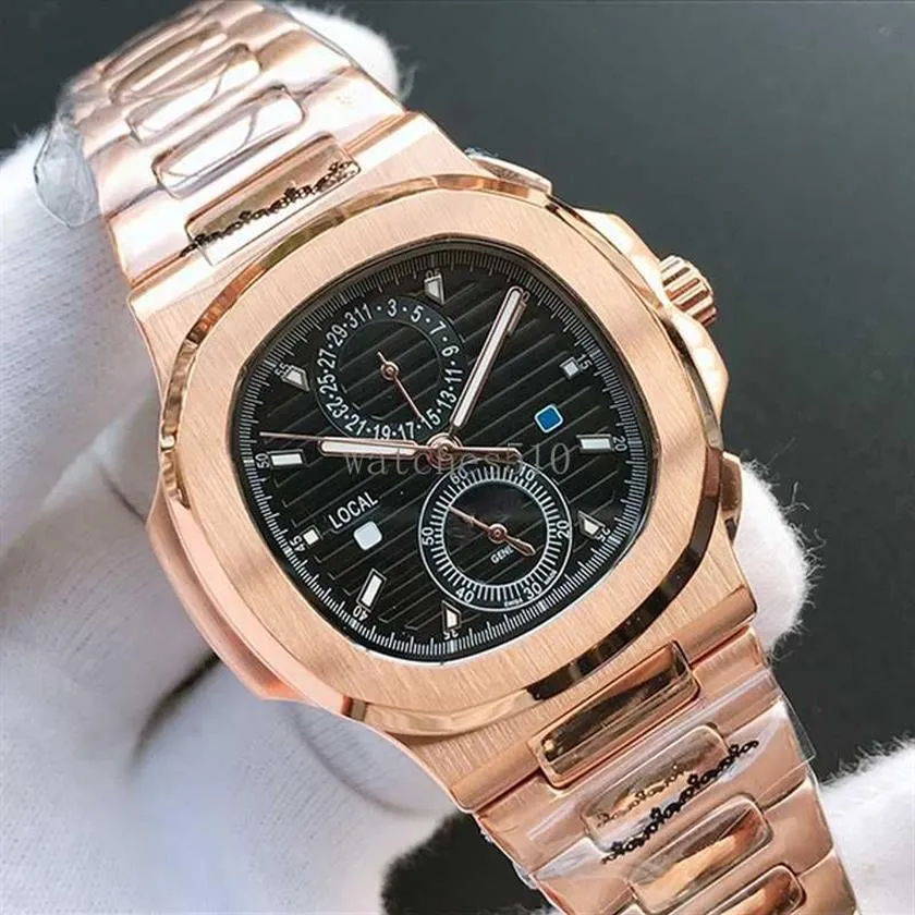 40mm men luxury watches Limited edition 316L steel Automatic movement watch high HD display 5711 mens wristwatch324n