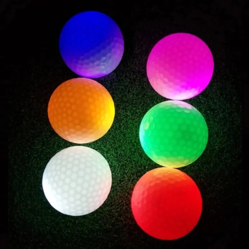 Golfbälle leuchten auf, Goff Balls leuchten im Dunkeln, Golfbälle für Golfliebhaber, Outdoor-Sport, Geschenk, leuchtendes Spiel, 24BD 231212