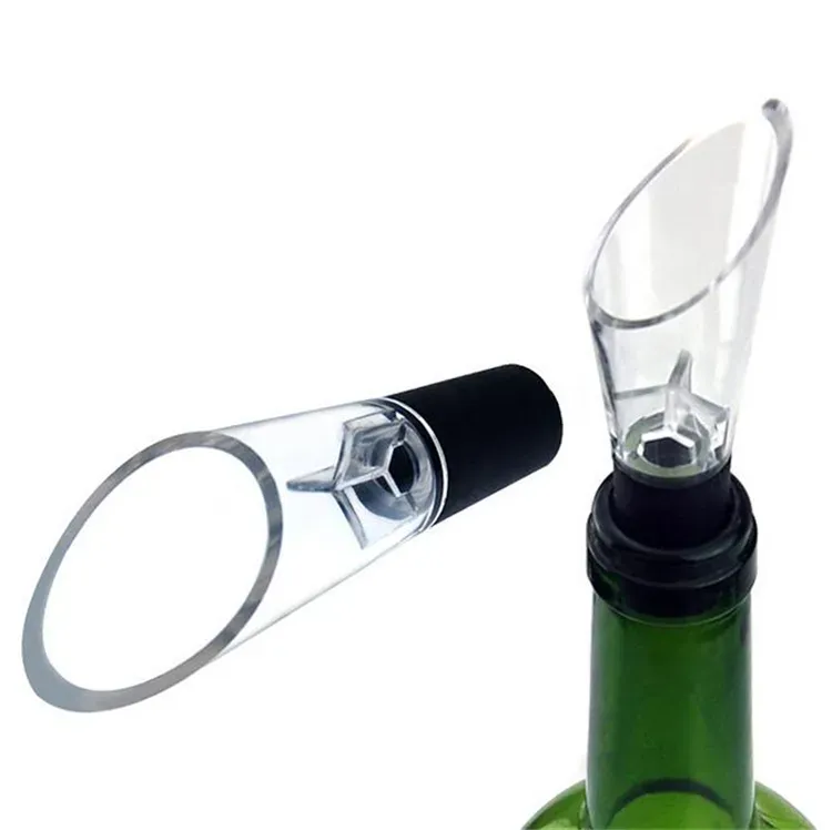 Bar Tools Silicone Aerators Decanting Aerating Filter Aerator wine pourers Bar tools pourers with OPP packaging 4061-4062