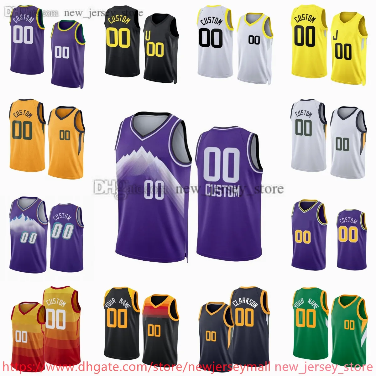 カスタム2023-24新しいプリントバスケットボール23 Laurimarkkanen Jersey Green White Blue Yellow Jerseys。注文の番号と名前をメッセージにメッセージします