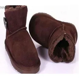 Genuine Leather Australia Girls Boys Ankle Winter Boots for Kids Baby Shoes Warm Ski Toddler Boot Fashion Luxury 799V uggsboot ugglis''ug uggskid uggssy ugh 799V