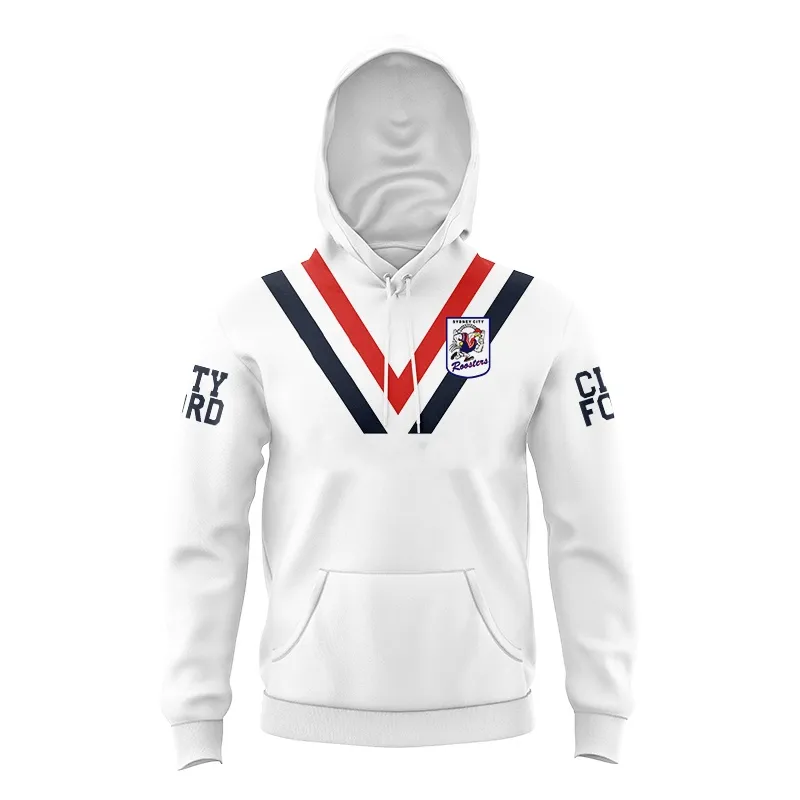 23 24 Crianças Rugby Hoody Austrália Sydney Roosters Hoodies Meninos Meninas Home Away Outdoor Hoodies