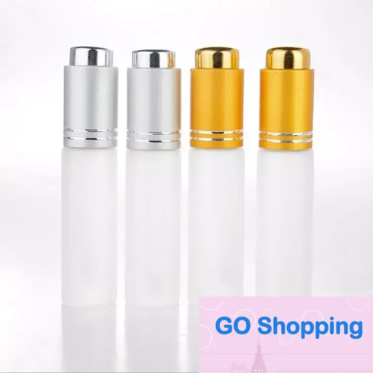 Calidad 20 ML Mini portátil de vidrio esmerilado botella de perfume recargable frasco de perfume cosmético vacío con cuentagotas envío gratis