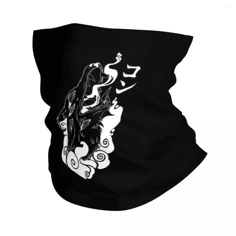 Foulards Kon Devil Manga Anime dessin animé Aki Bandana cou couverture imprimé tronçonneuse homme masque écharpe chaud visage pêche unisexe adulte