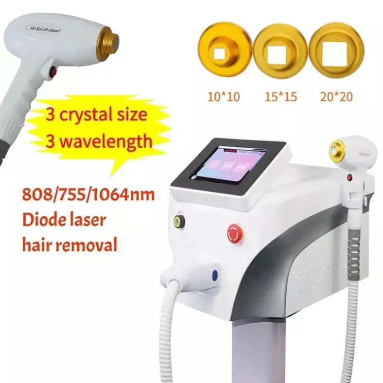 Machine Laser Super facile, dispositif de réduction des poils permanents, épilation du visage au Laser à Diode 808nm, prix de la Machine