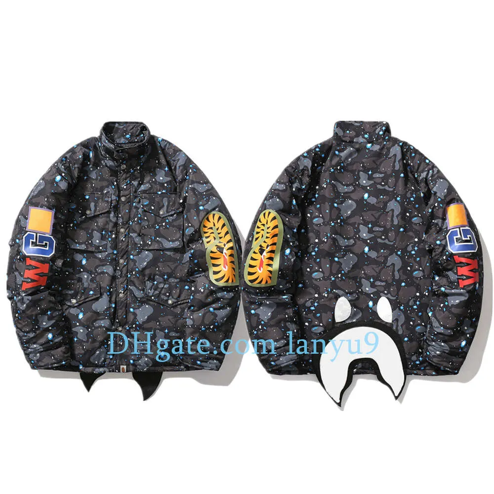 Heren designerjassen donsjack Zwart pufferjack Fiberfill gewatteerd jack camouflagestijl Bovenkleding Grote maten 3XL winterverdikkingsjas streetwear BPC20