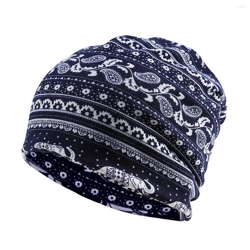 Berretti modello elegante pullover cappello collo doppio uso autunno inverno caldo cotone elastico impilato piatto larghezza 28 lunghezza 29 cm