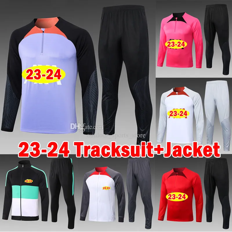 2023 2024 Survêtements de football Hommes Costumes d'entraînement de football 22 23 24 Entraînement Liverpo GAKPO DARWIN Luis DIaz Arnold MAC ALLISTER Kit de veste Ensembles de football Chemises pour hommes