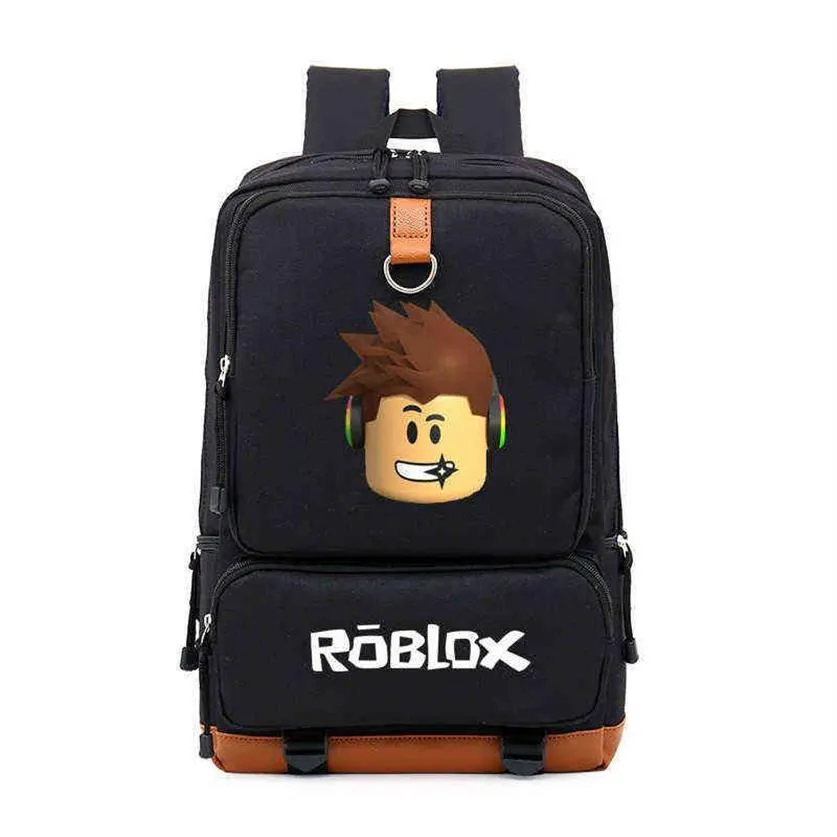 Skolväskor roblox ryggsäck för tonåringar flickor barn pojkar barn student reser ryggsäck axelväska bärbar dator bolsa escolar2362