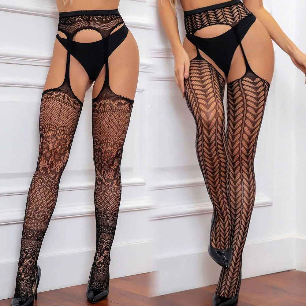 2023 Mujeres de verano Fishnet Sexy Mesh Hollow Sockings Molcañas Eróticas Coscos elásticos calcetines Calcetines Leggings Leggings Sexy