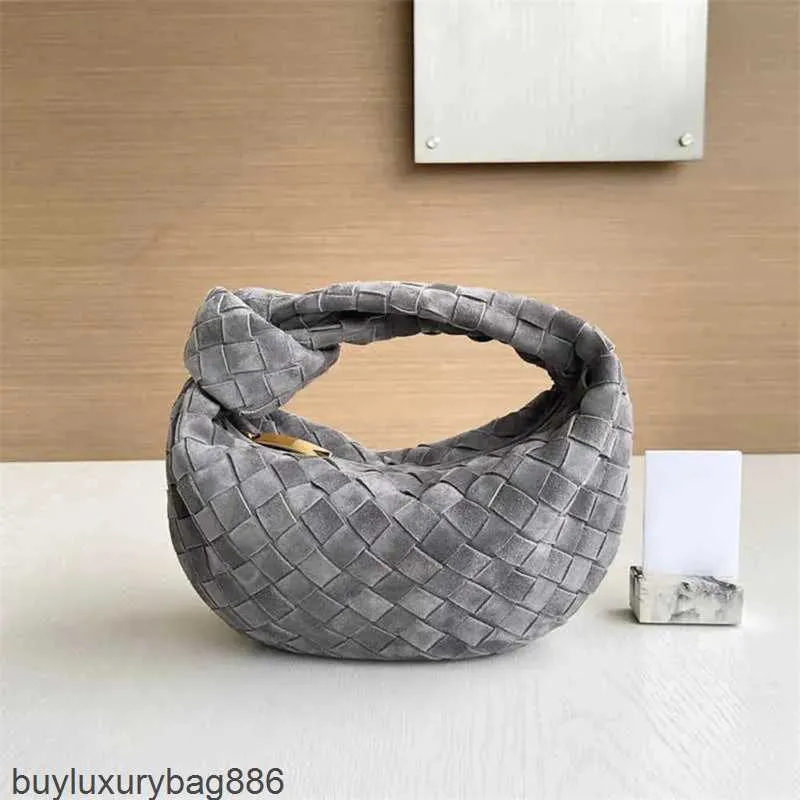 Sacs de luxe pour femmes Botteg Venetas Sac à main en cuir Top Sac tissé de marque Mini fourre-tout Bonbons et peau de mouton véritable Sac noué Cloud Dumplings Tricot Han HBDK