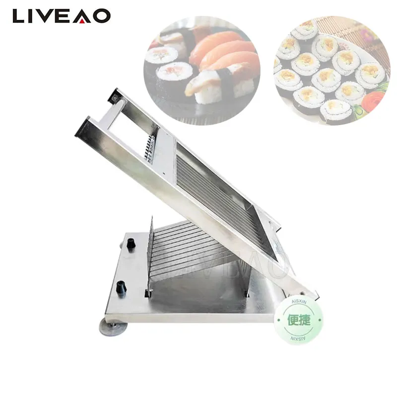 Tablett Sushi Cutter Machine Japan Ris Meat Meat Roll Cutting Tool For Home Kitchen