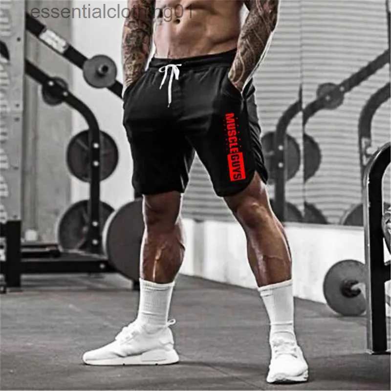 Shorts maschile scleguys pantaloncini da ginnastica mash maglia sport secco rapido joggers bodybuilding cortini corti da basket di basket fitness allenamento acitve shorts l231212