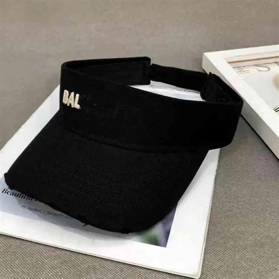 3 مصمم أزياء ملون رسالة فرنسية عاريات العطلات قبعة الشاطئ للسيدات على نطاق واسع قبعة عالية الجودة شمس القبعة Tide 3K1K1318D