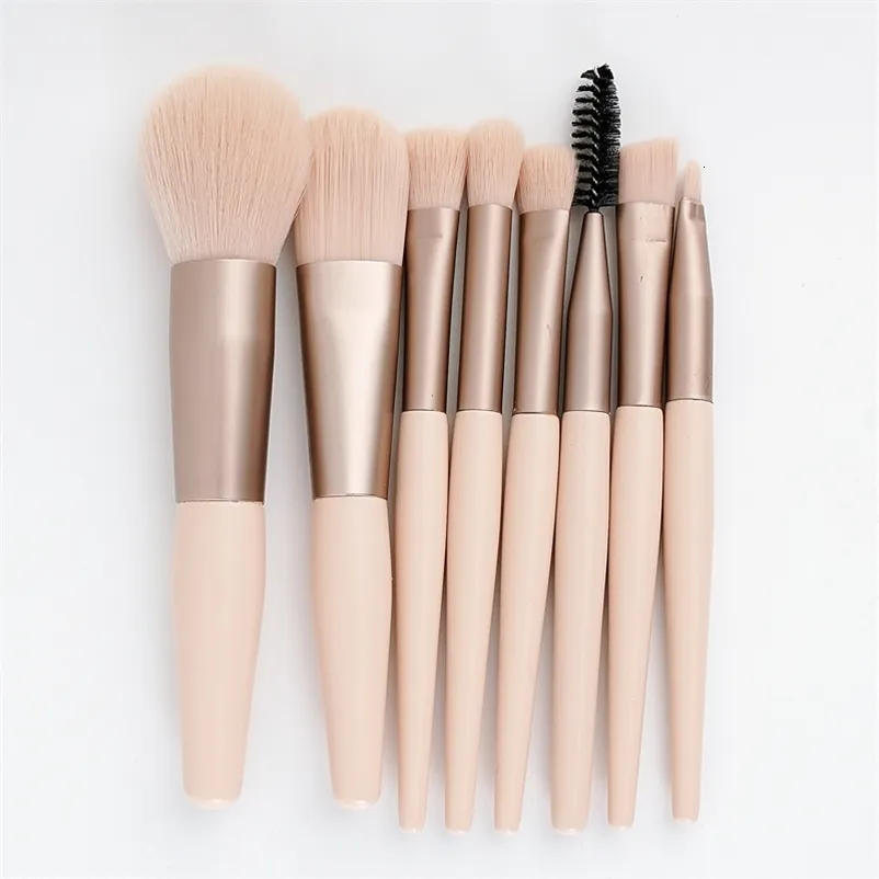 Makeup Brushes 8st Make Up Set Cosmetic Powder Eye Shadow Foundation Blush Blending Concealer Professional Beauty Tool L231211