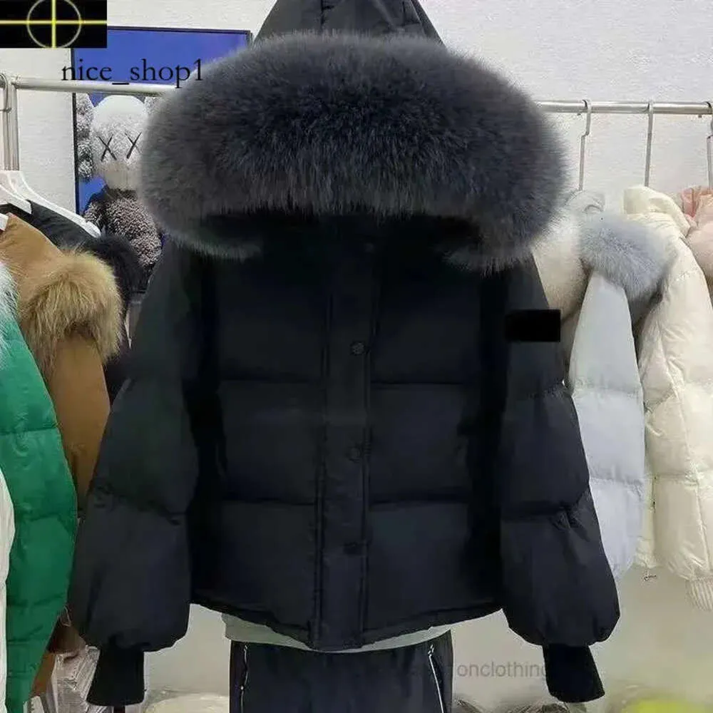 Stone island cheap parka fur