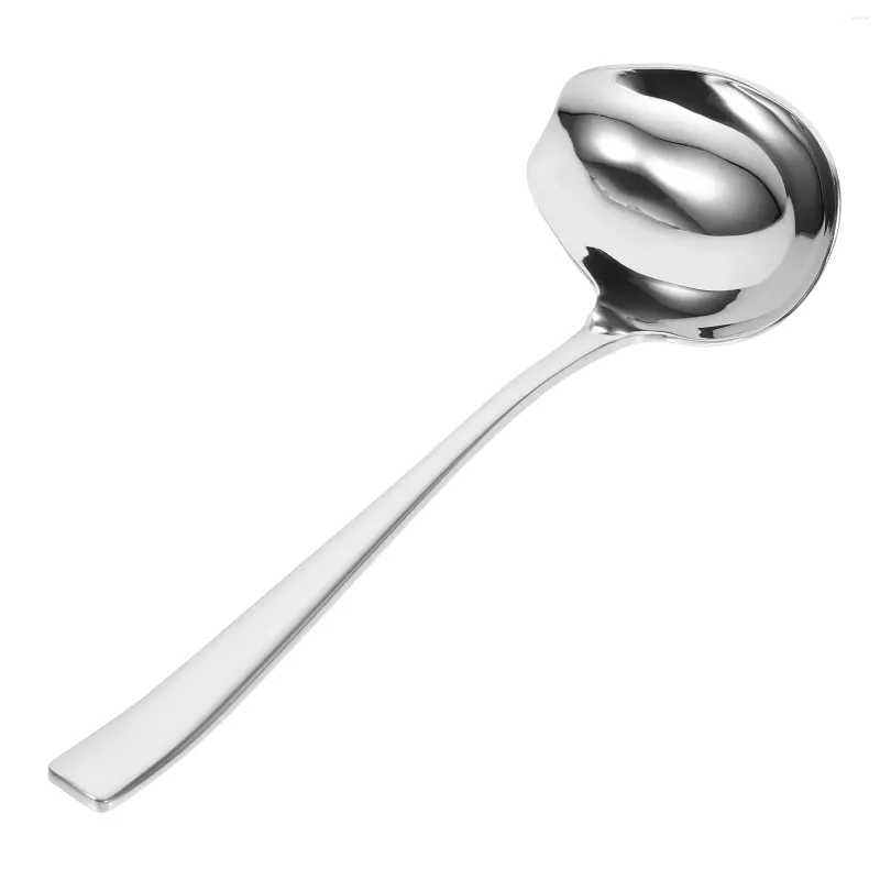 Spoons Sauce Spoon Kitchen Oil Chinese Cooking Gravy Soup Serving Metal Crooked Mouth