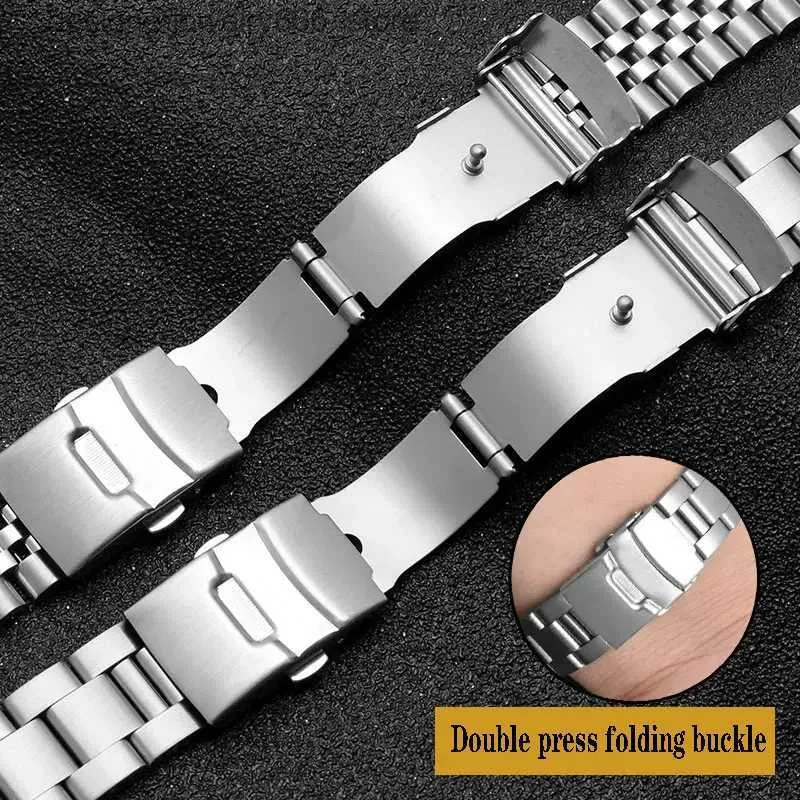 3 Styles 22mm Diving Steel Metal Strap For Casio Duro Mdv107-1A MDV106-1A  Watch Wristband Bracelet Watchband Replacement Parts