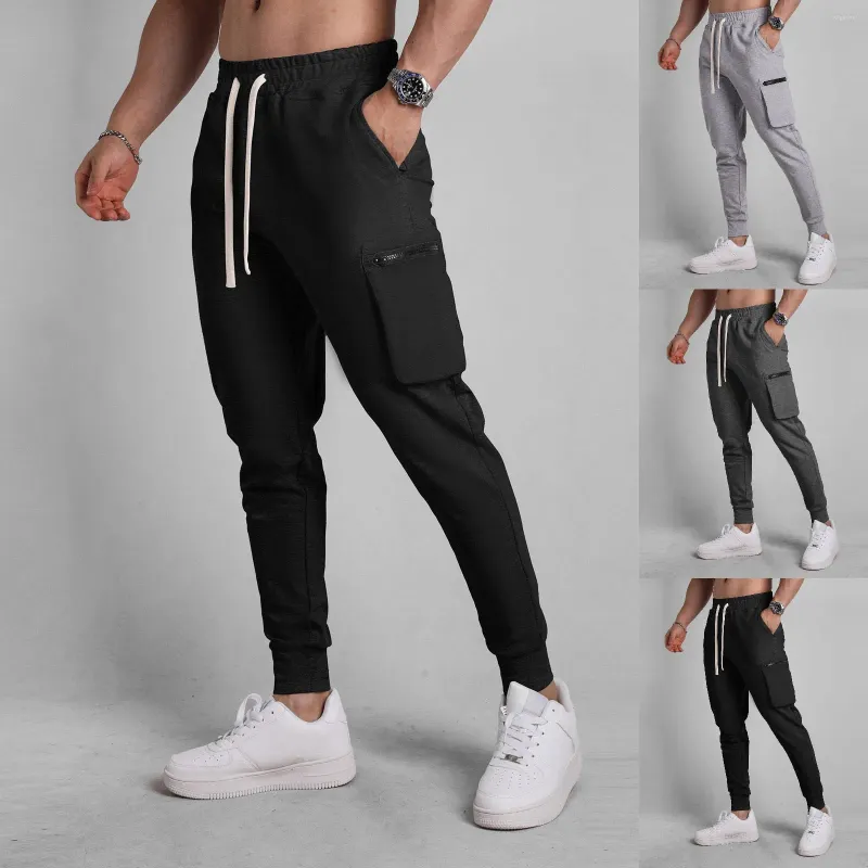 Pantalons pour hommes hommes grande taille cargo sport décontracté quotidien en plein air course vêtements de sport randonnée coupe ample streetwear pantalons de survêtement