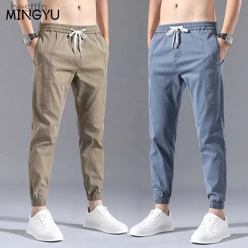 Pantalon masculin Spring Summer Streetwear Hip Hop Cargo Pantals Men's Cargo Pantal
