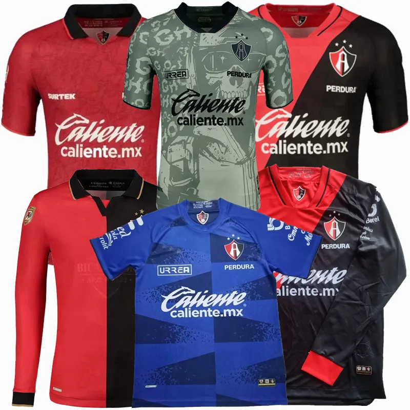 2023 2024 Atlas voetbalshirts FC FURCH F.AGUIRRE MATEO LOZANO GARNICA M.CARAGLIO HERRERA FLORES ROCHA REYES CAICDO thuis weg 23 24 voetbal heren en kindershirt